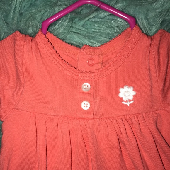 Carter’s | 3 M | 2 piece coral & white dress - Picture 6 of 10